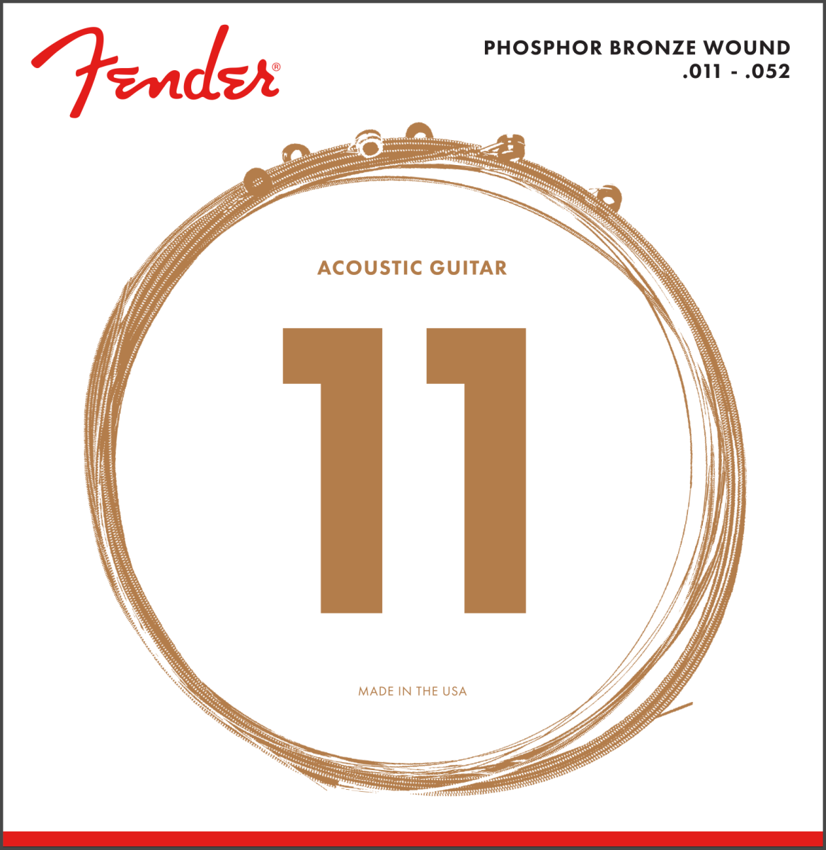 FENDER 60 CL PHOSPHOR BRONZE 11/50