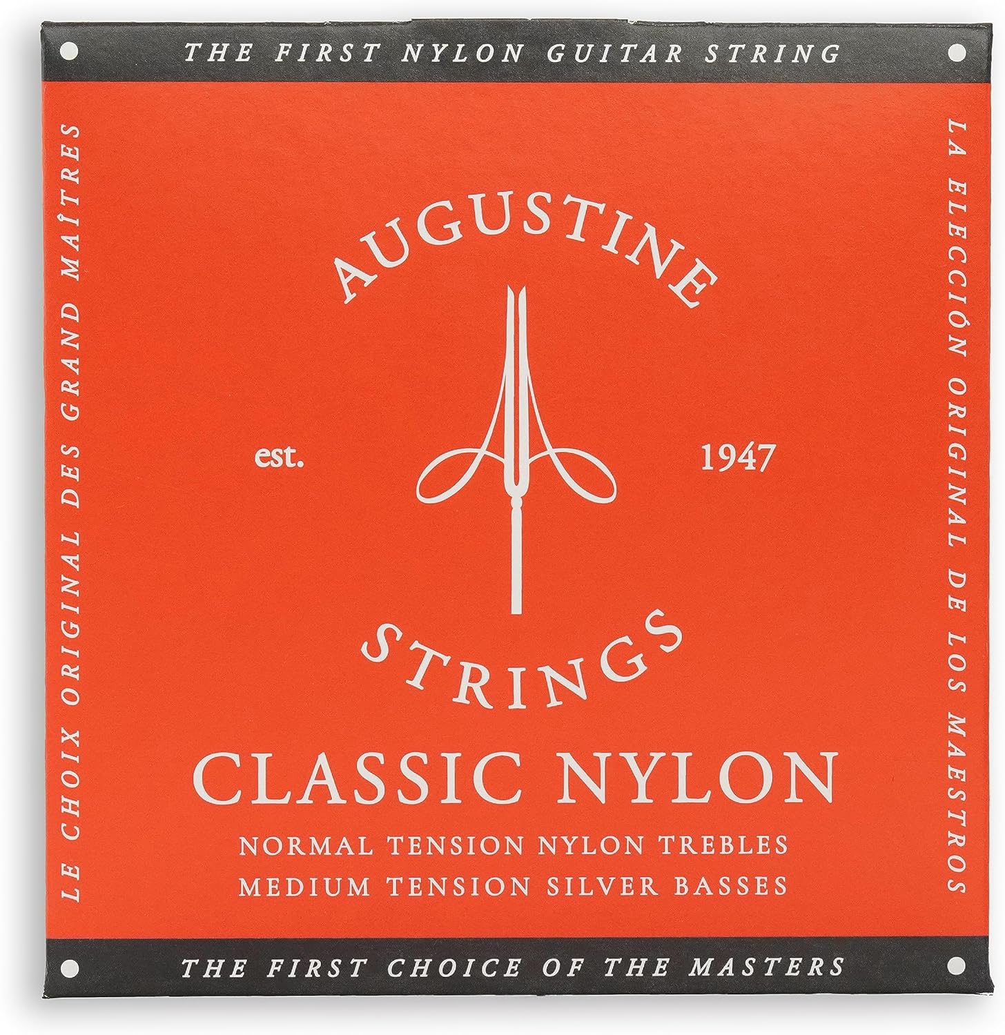 Augustine Classic Rouge – Cordes guitare classique nylon tirant normal