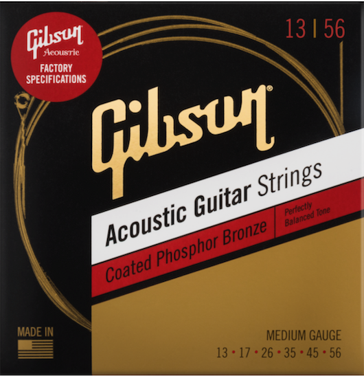 Gibson CPB13 Phosphor Bronze 13-56 - Cordes Guitare Acoustique Folk | Tirant Medium
