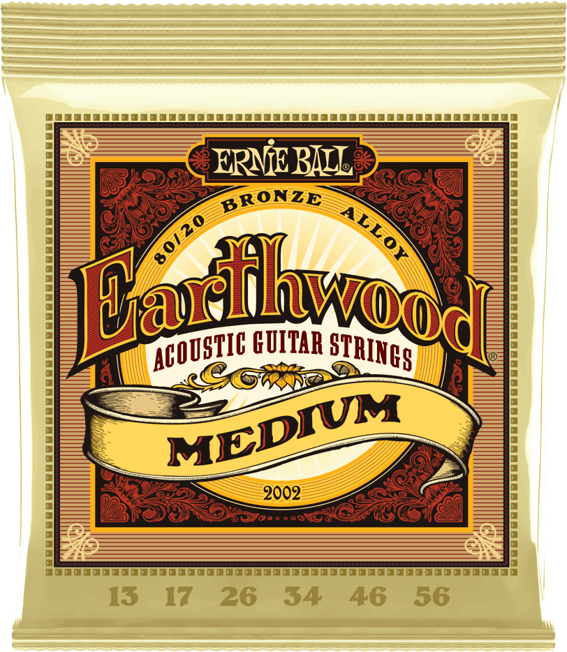 Ernie Ball 2002 Regular Slinky Medium | Jeu de Cordes Guitare Acoustique 13-56