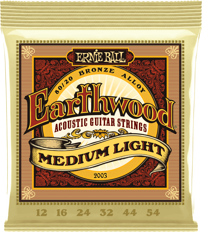 ERNIE BALL EARTHWOOD BRONZE 12/54 MEDIUM LIGHT 2003