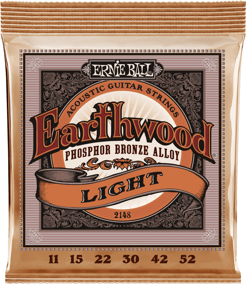 ERNIE BALL EARTHWOOD PHOSPHOR BRONZE LIGHT 11/52 2148
