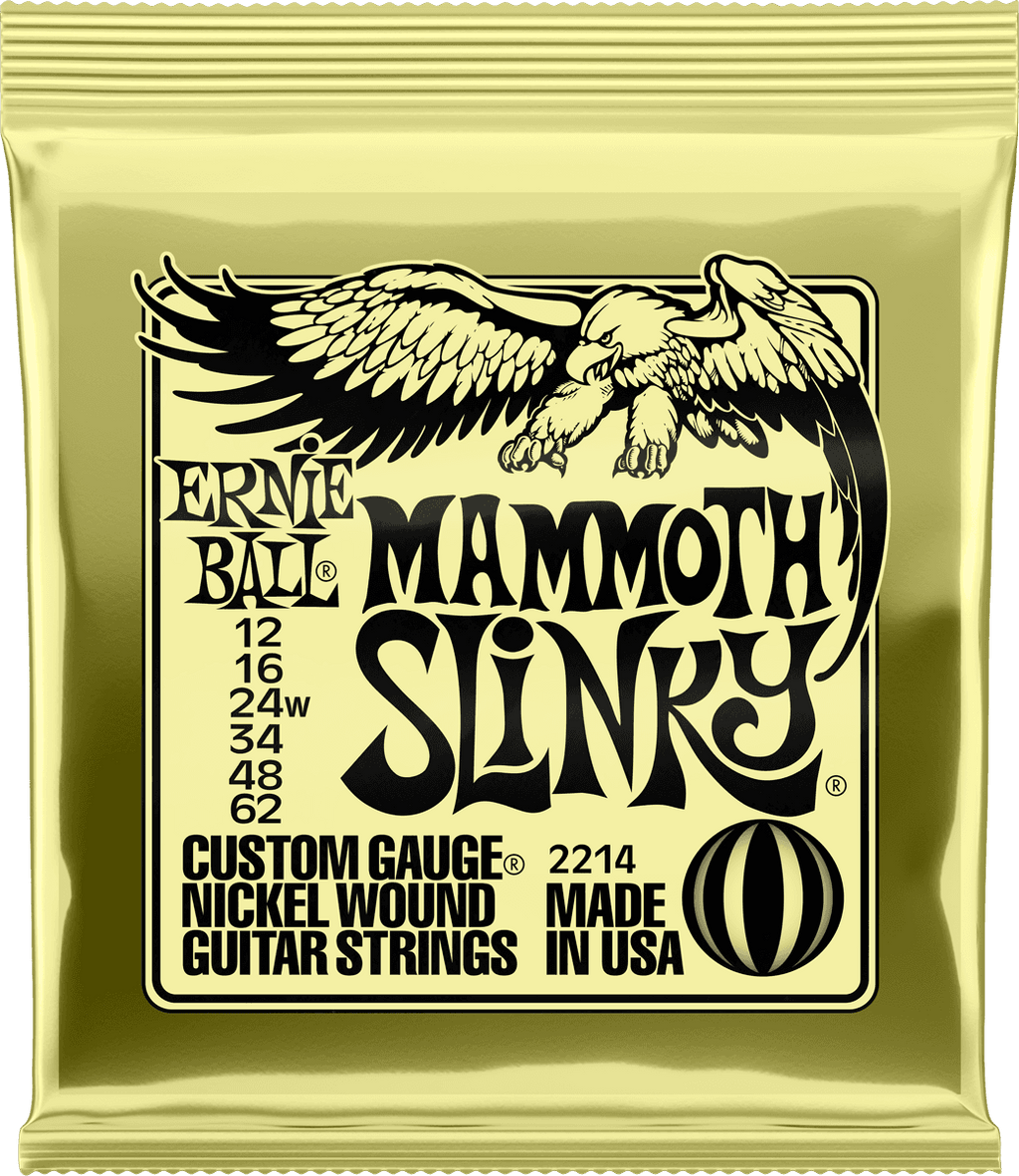Ernie Ball 2214 Mammoth Slinky | Jeu de Cordes Guitare Électrique 12-62