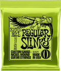 Cordes guitare électrique Ernie Ball 2221 Regular Slinky 10-46 sachet jaune Nickel Wound