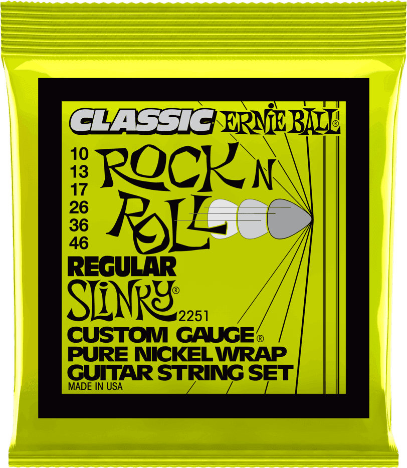 ERNIE BALL 10/46 ROCK’N ROLL PURE NICKEL 2251