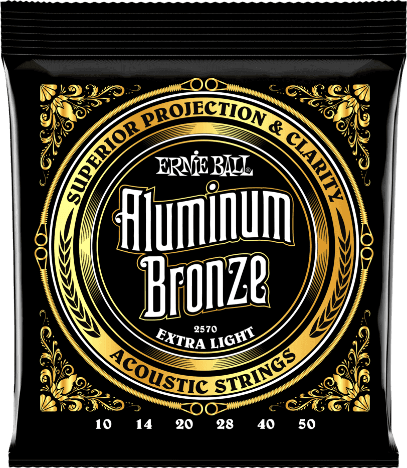 Cordes Guitare Acoustique Extra Light Ernie Ball 2570 Aluminum Bronze 10-50 | Son Lumineux