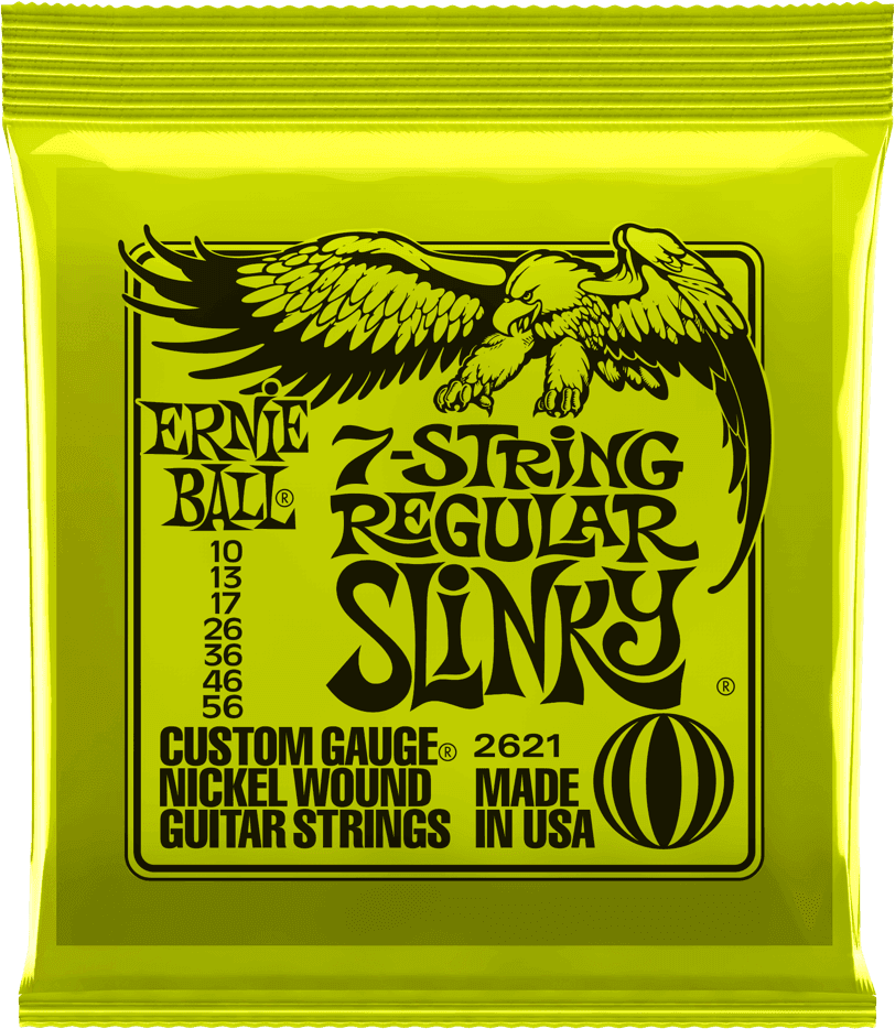 ERNIE BALL 7 CORDES 10/56 2621