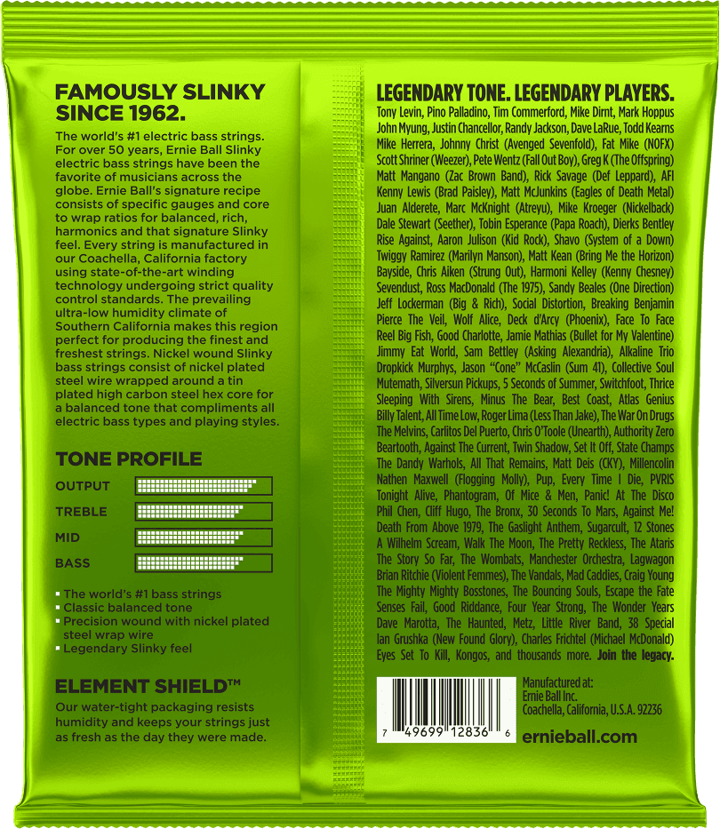 ERNIE BALL 45/130 2836