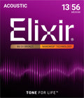 Elixir 11102 Nanoweb Phosphor Bronze 13-56 – Cordes guitare acoustique medium