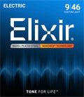 Elixir 12027 Nanoweb 09-46 – Cordes guitare électrique super light top / regular