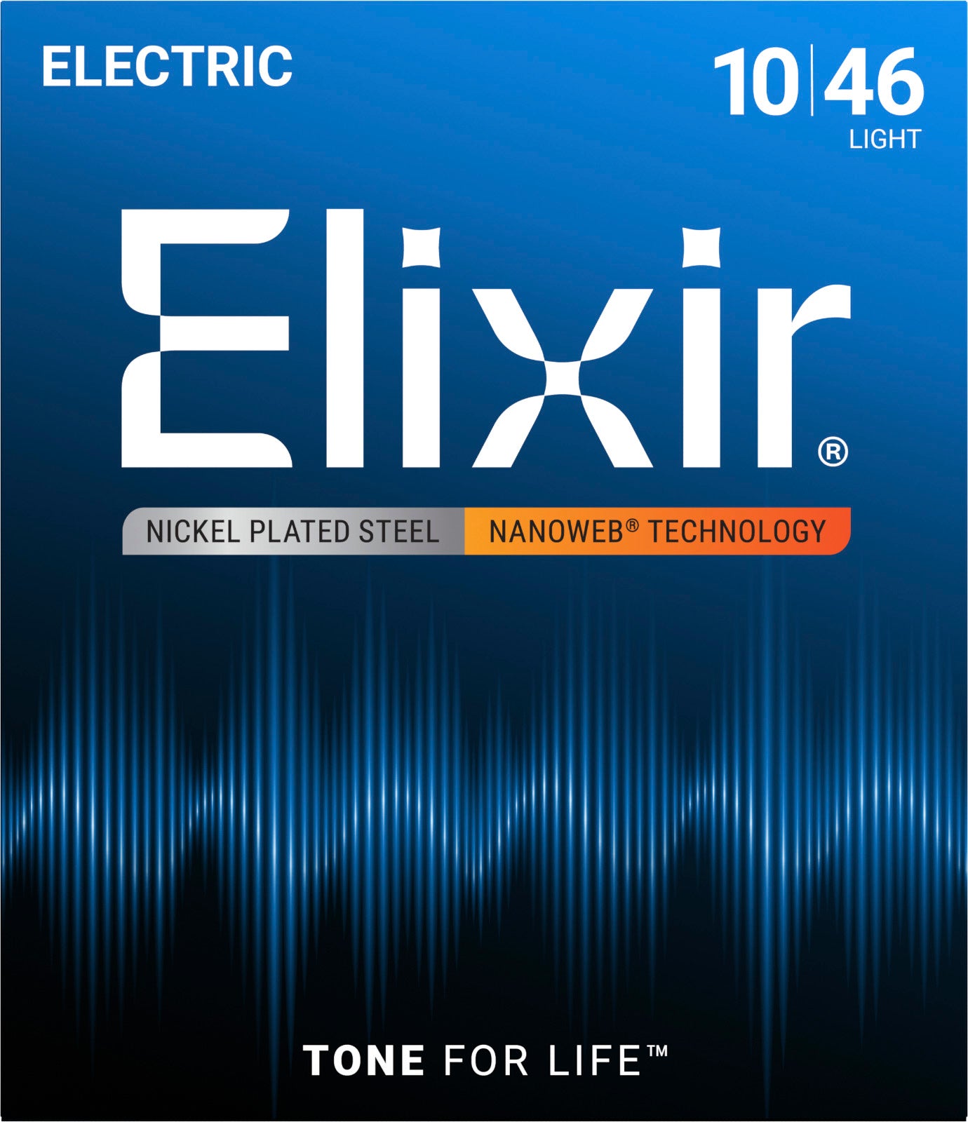 Elixir Nanoweb 10/46 – Cordes Électrique Regular Light (12052)