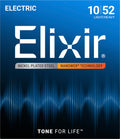 Elixir Nanoweb 10/52 – Cordes Électrique Light Top/Heavy Bottom (12077)