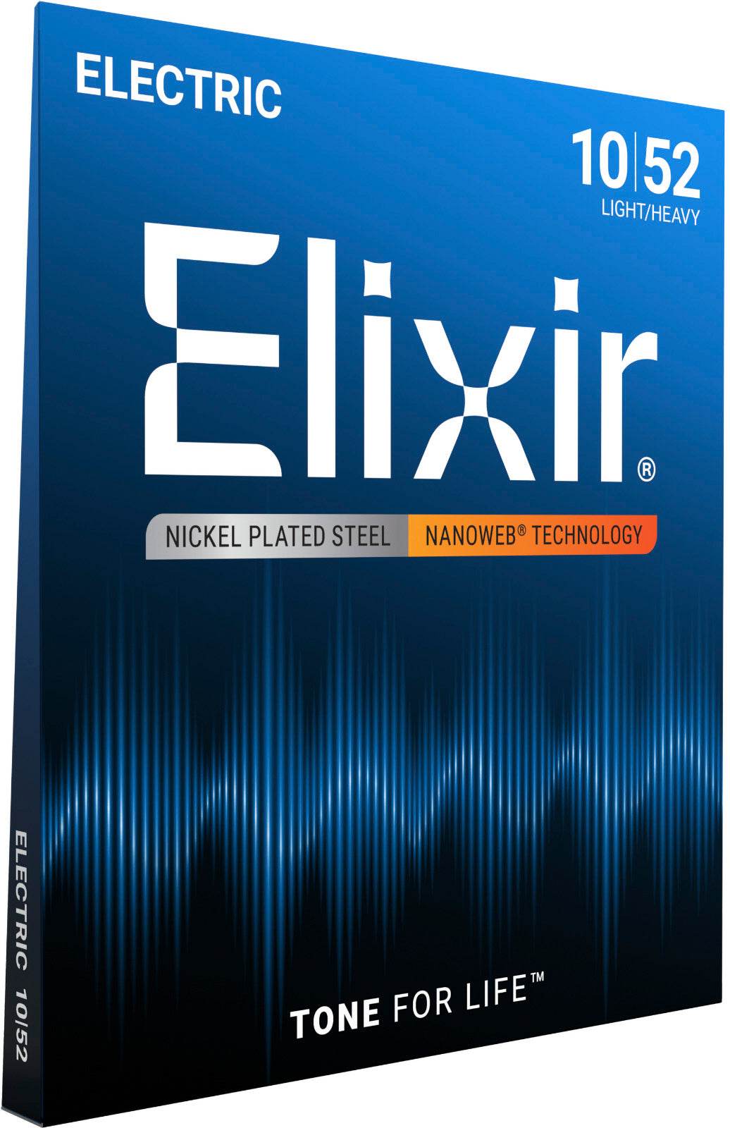 Elixir Nanoweb 10/52 – Cordes Électrique Light Top/Heavy Bottom (12077)