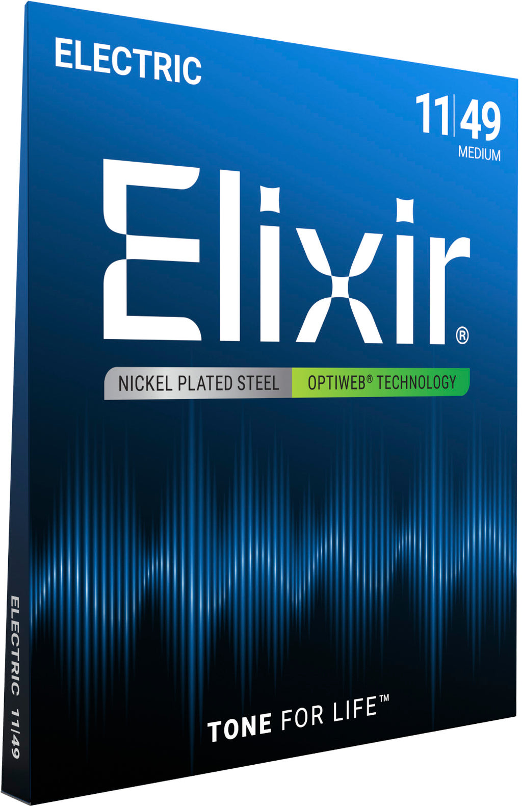 Elixir Optiweb 11/49 – Cordes Électrique Medium (19102)