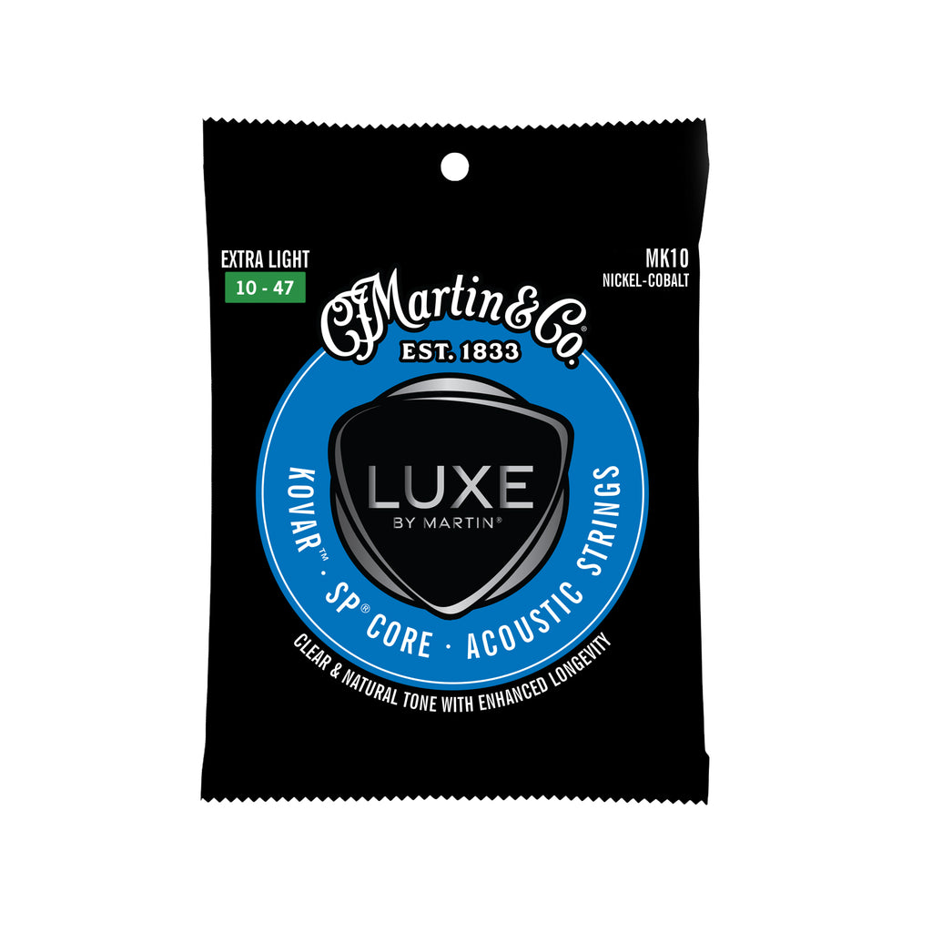 Cordes Guitare Acoustique Extra Light Martin MK10 Kovar 10-47 | Jeu Complet Nickel-Cobalt