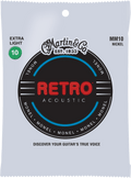 Martin MM10X Retro Monel Extra Light | Cordes Guitare Acoustique 10-47