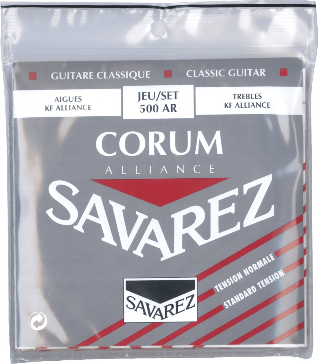 Savarez 500AR Alliance Corum Rouge - Cordes Guitare Classique Nylon | Tension Normale