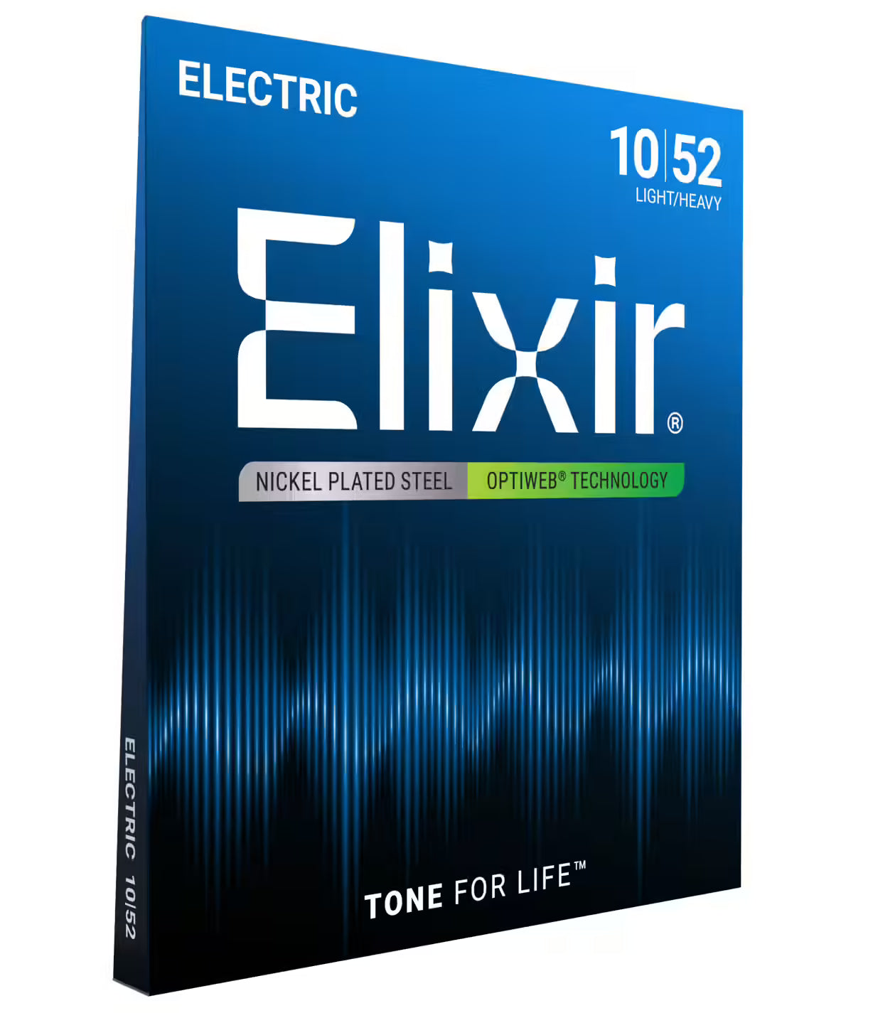 Elixir 19077 Optiweb Light Heavy | Cordes Guitare Électrique 10-52