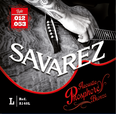 SAVAREZ A140L ACOUSTIC PHOSPHOR BRONZE  LIGHT 12/53