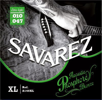 SAVAREZ A140XL ACOUSTIC PHOSPHOR BRONZE  EXTRA LIGHT 10/47