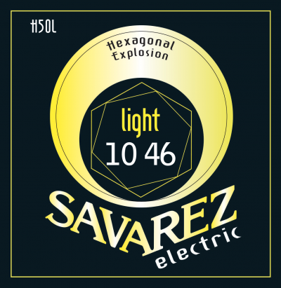 Savarez H50L Hexagonal Explosion Nickel 10-46 - Cordes Guitare Électrique | Light