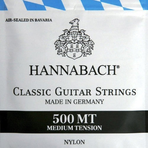 Hannabach 500 MT | Jeu de Cordes Guitare Classique Tension Moyenne
