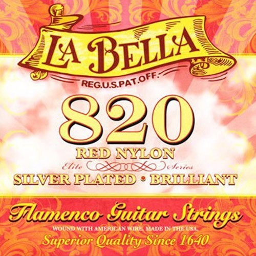 LABELLA 820 JEU FLAMENCO ELITE NYLON RED