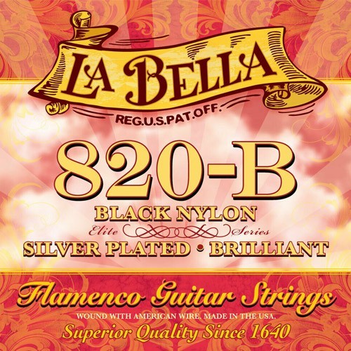 LABELLA 820B JEU FLAMENCO ELITE NYLON BLACK