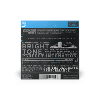 D'Addario EXL140 10-52 – Cordes guitare électrique nickel light top / heavy bottom