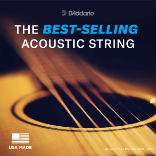 D'Addario EJ26 Phosphor Bronze 11-52 - Cordes Guitare Acoustique Folk | Custom Light