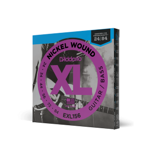 D'Addario EXL156 24-84 – Cordes guitare basse fretless / baryton nickel