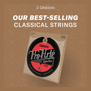 D'ADDARIO EJ45 PROARTE TENSION NORMALE ROUGE