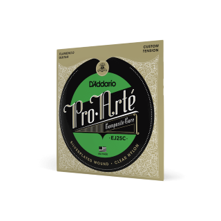 D'Addario EJ25C – Cordes Guitare Flamenco Pro-Arté Composite Tension Normale