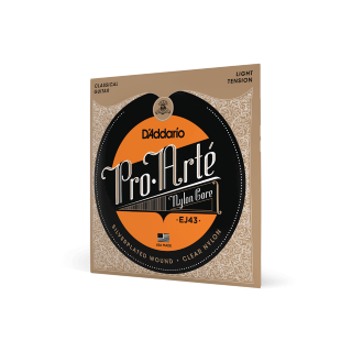 D'Addario EJ43 – Cordes Guitare Classique Pro-Arté Lite Tension Extra Légère