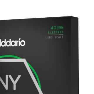 D'Addario NYXL4095 40/95 – Cordes Basse Super Light Haute Résistance