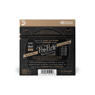 D'Addario EJ43 – Cordes Guitare Classique Pro-Arté Lite Tension Extra Légère