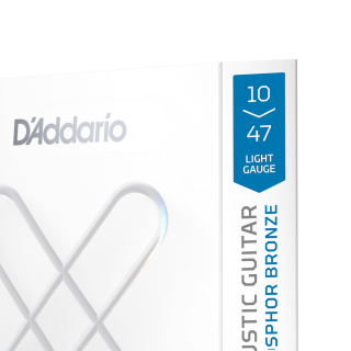 D'Addario XSAPB1047-12 10/47 – Cordes Guitare Acoustique 12 Cordes XS Phosphor Bronze Extra Light