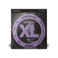 D'Addario ECB84 Chromes 40/100 – Cordes Basse Filet Plat Custom Light Long Scale